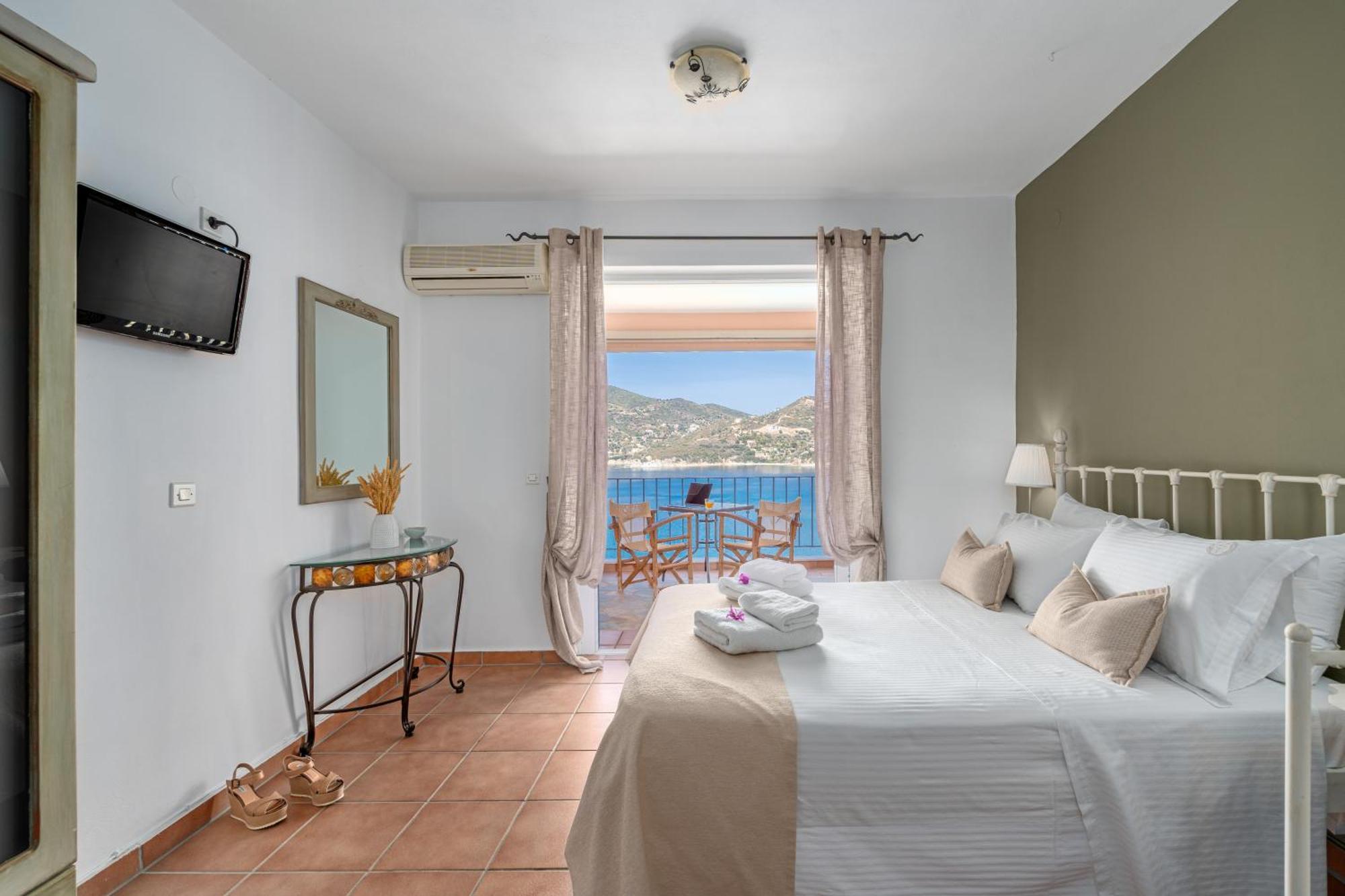 Niovi Seaview Apartments Agioi Apostoloi  Bagian luar foto